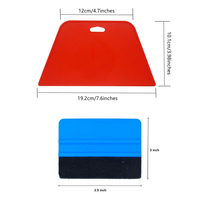 CARTINTS Window Film Installation Kit Window Tint Kit Car Vinyl Wrap Tool Kit with 200ML Spray Bottle, Cleaning Cloth - Image 2